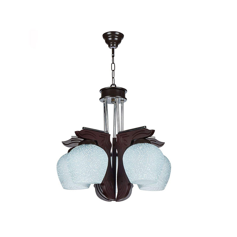 لوستر پنج شعله چشمه نور کد G614/5-BR