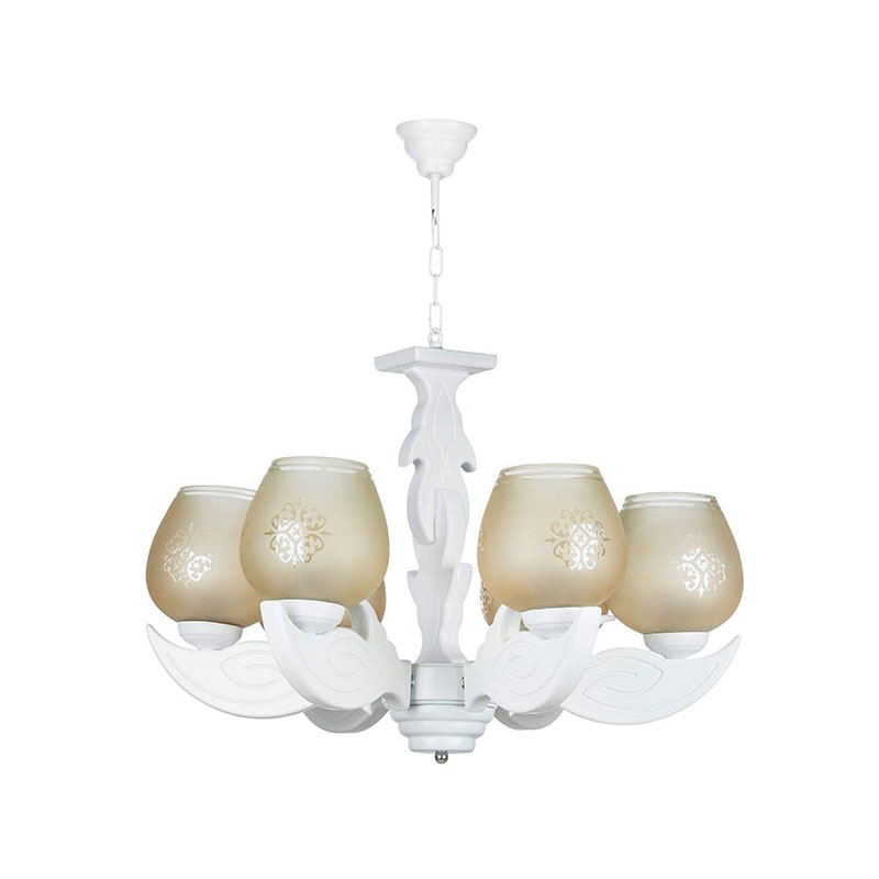 لوستر ۶ شعله چشمه نور کد G639/6-WT