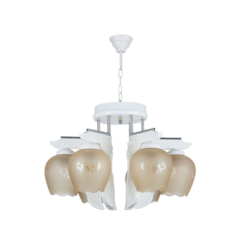 لوستر ۶ شعله چشمه نور کد G611/6-WT