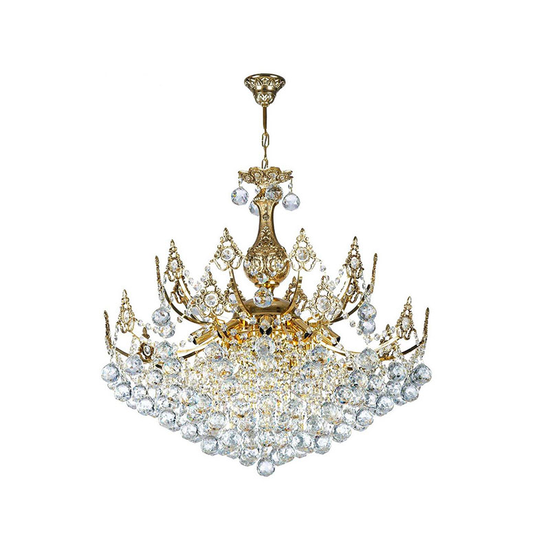 لوستر کریستالی ۱۵ شاخه شمه نور کد H6645/10