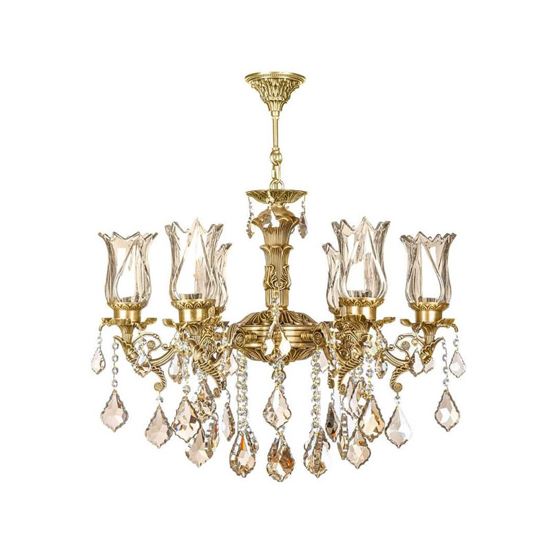 لوستر دایکاست ۸ شعله چشمه نور کد S3571/8A