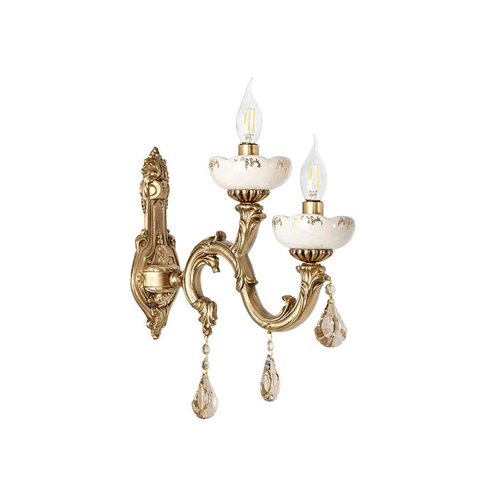 چراغ دیواری ۲ شعله چشمه نور کد C2922/1W