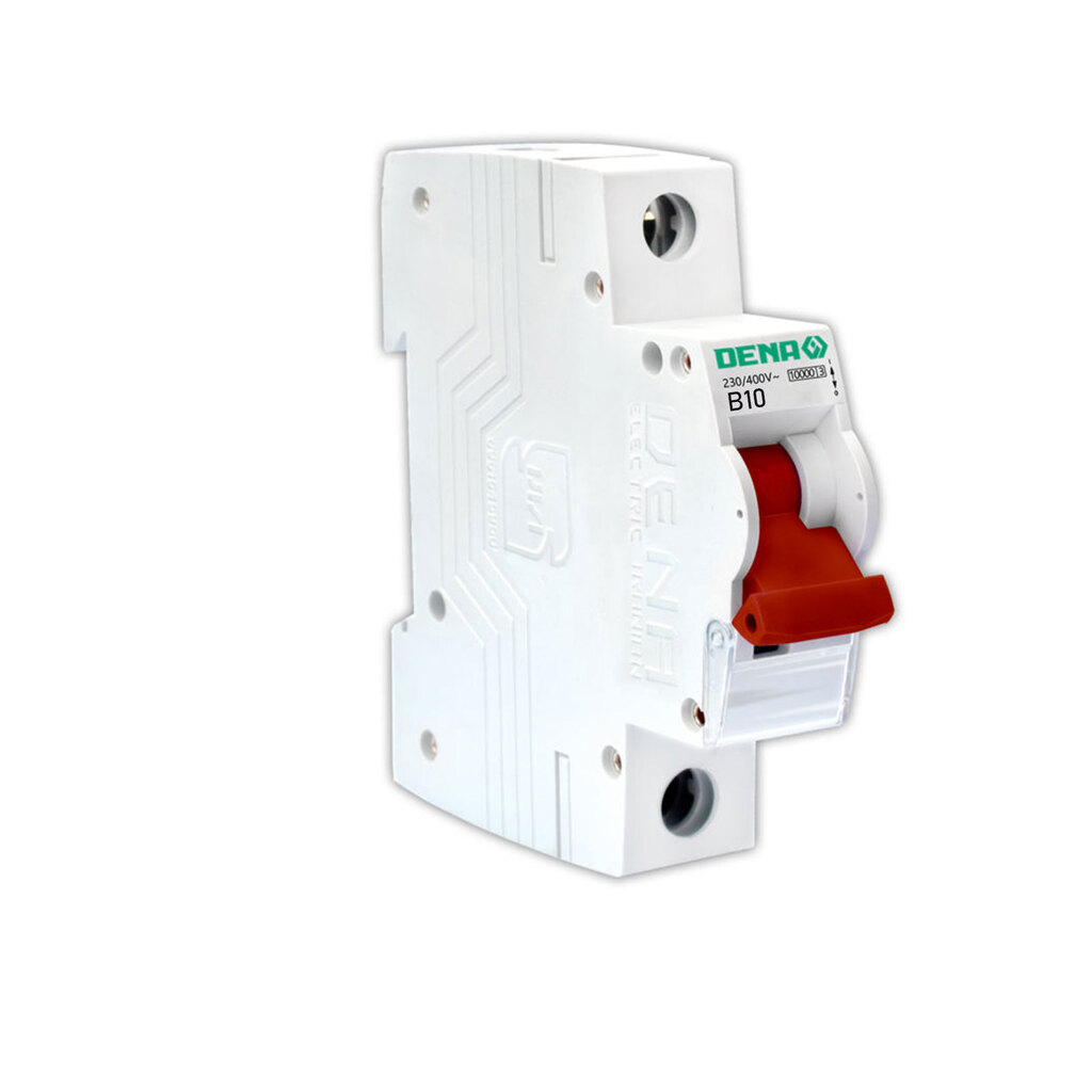 فیوز مینیاتوری یک پل 10 آمپر دنا الکتریک مدل B10-10K-1P