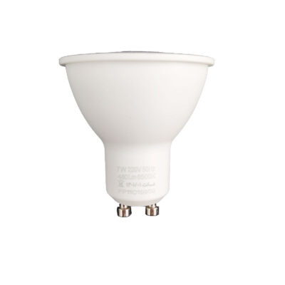 لامپ هالوژنی 7 وات LED پایه استارتی GU10 کارامکس همراه پایه