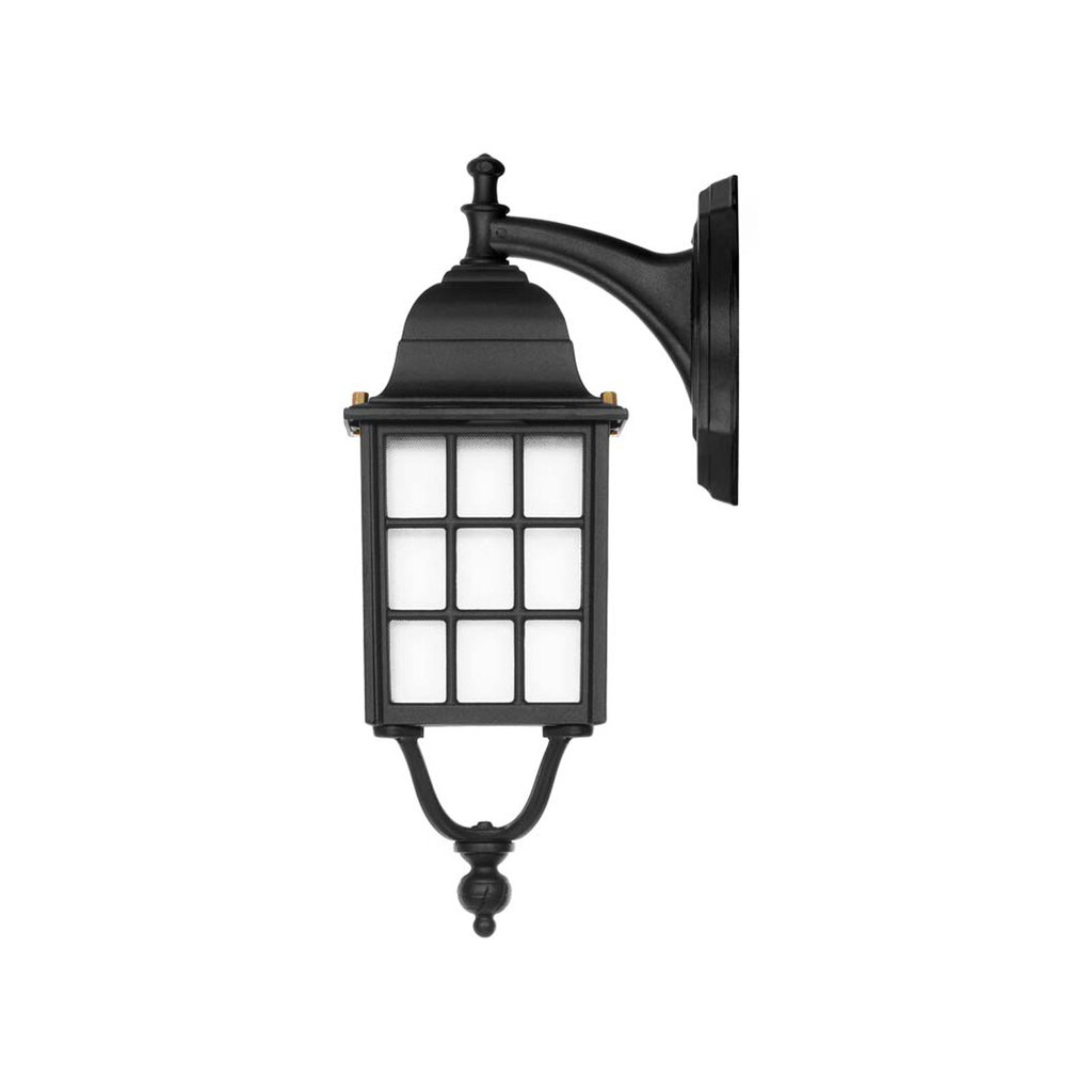 چراغ حیاطی دیواری شب تاب SH-104190020 مدل مشبک