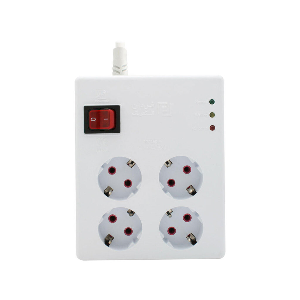 محافظ برق 4 خانه فردان الکتریک 31002 با کابل 3 متر