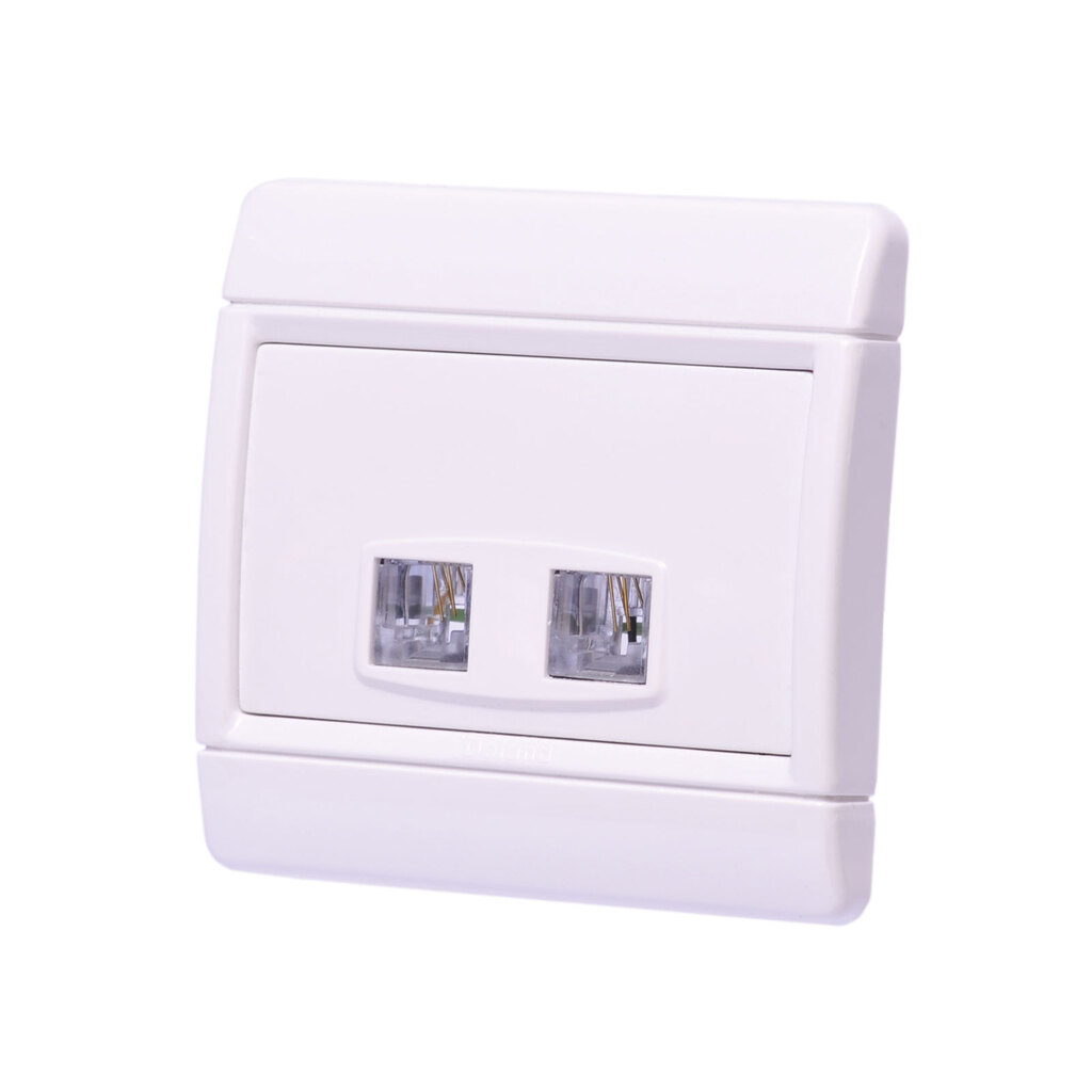 سوکت تلفن دوقلو دلند مدل رایان