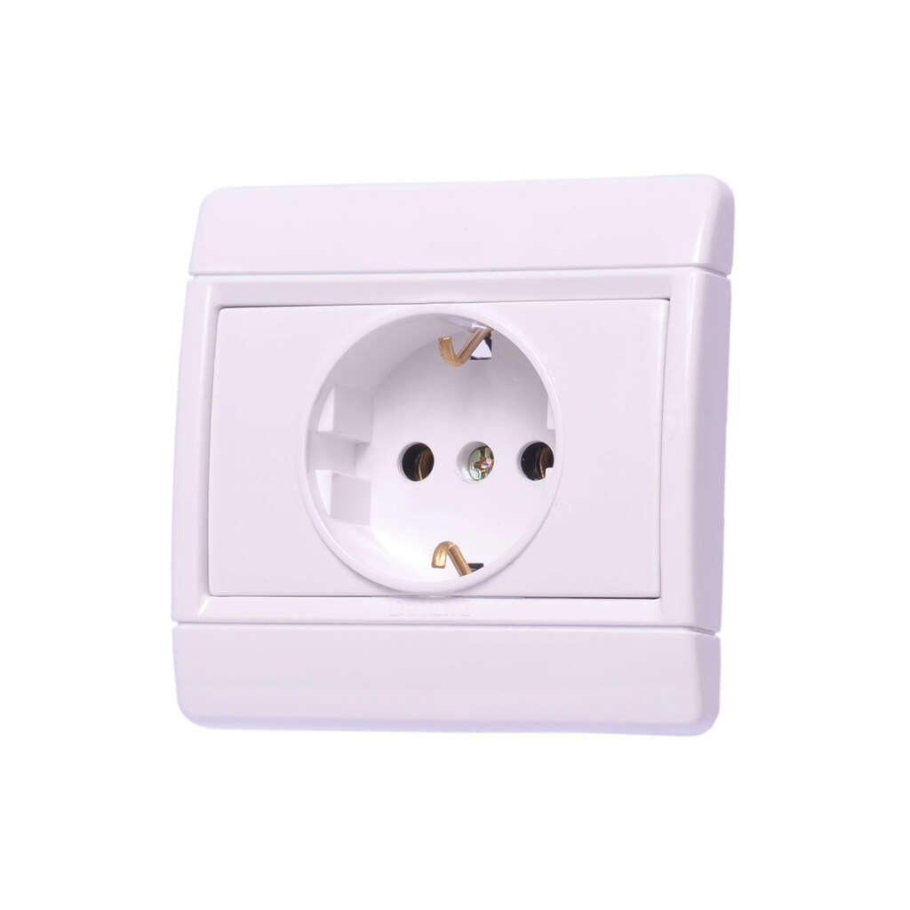 پریز ارت دار با پایه سرامیکی دلند مدل رایان