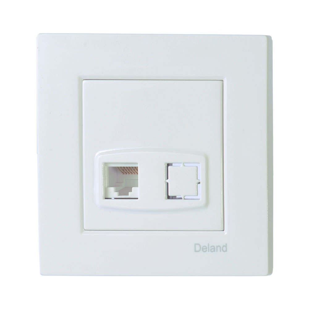 پریز تلفن تک سوکت دلند مدل آسا