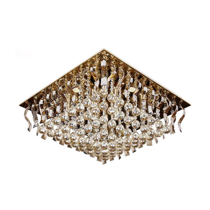 لوستر کریستالی ۸ شعله چشمه نور کد A6638/60-60-S