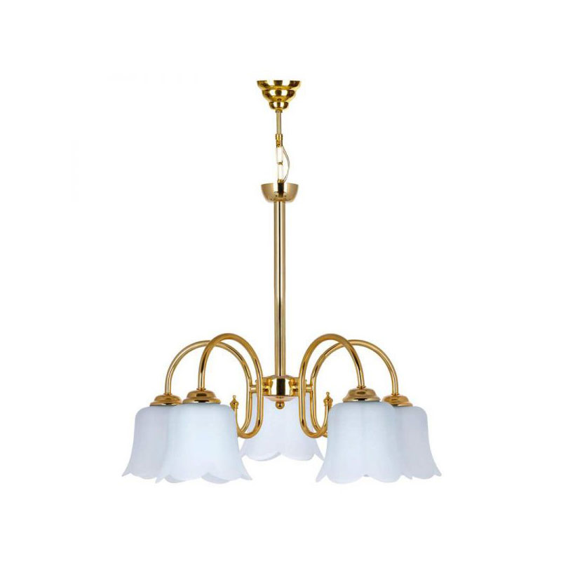 لوستر ۵ شعله چشمه نور کد ۸۰۹/۵