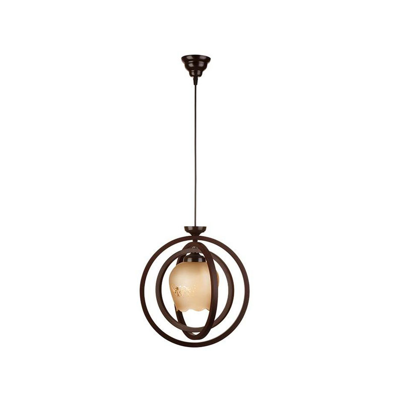 چراغ آویز تک شعله چشمه نور کد G512/1H-BR