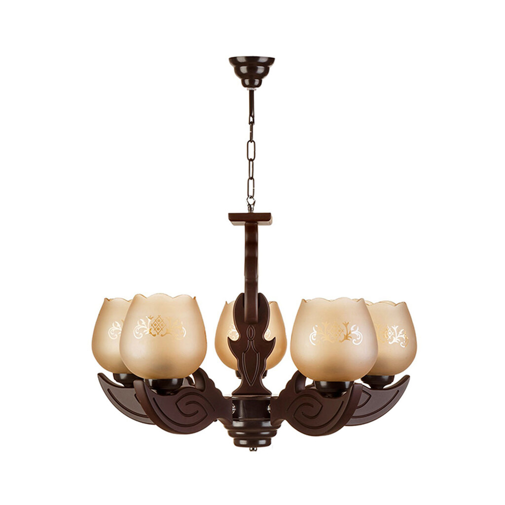 لوستر ۵ شعله چشمه نور کد G501/5-BR