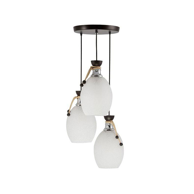 چراغ آویز ۳ شعله چشمه نور کد ۱۲۶۶/۳H-BR