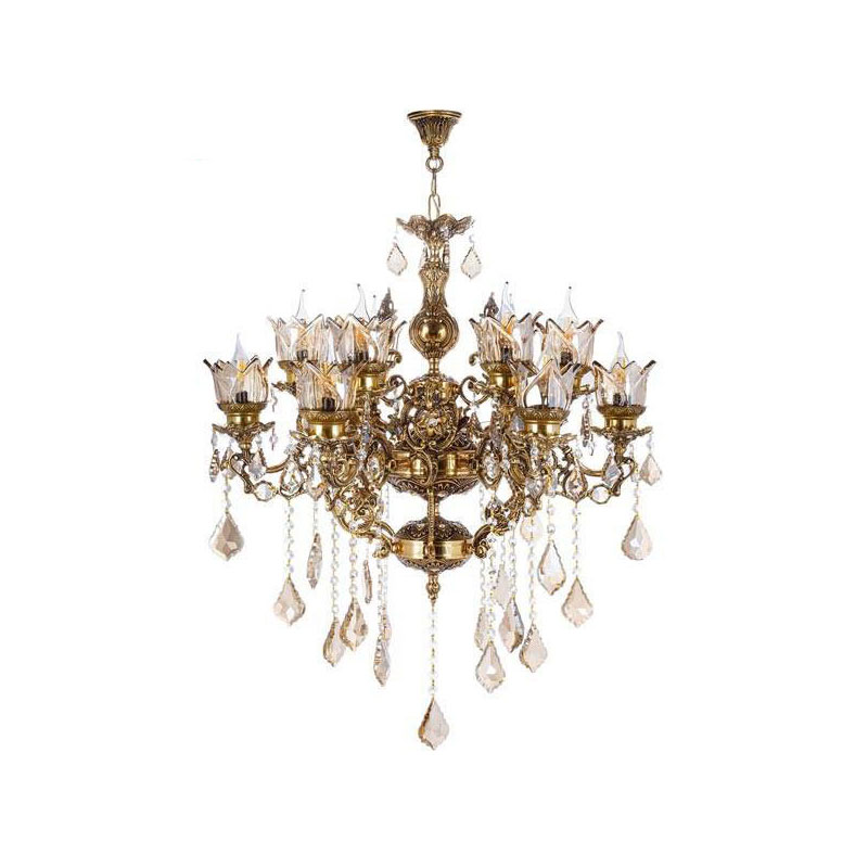 لوستر ۱۰ شعله چشمه نور کد C2502/B