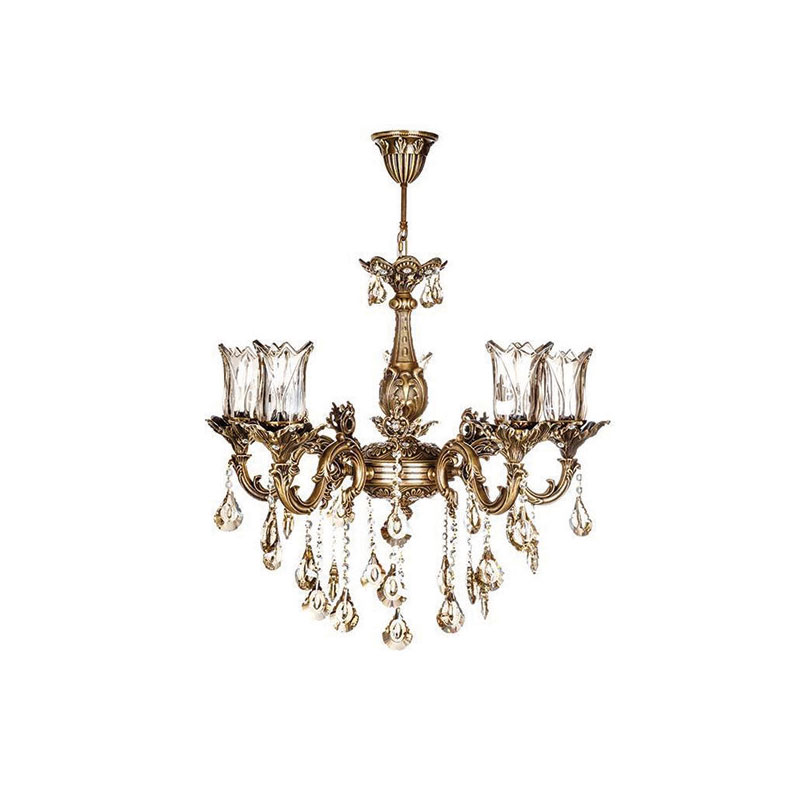 لوستر دایکاست ۶ شعله چشمه نور کد S3512/6A