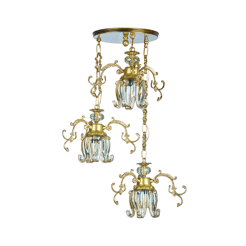 چراغ آویز ۳ شعله چشمه نور کد C2790/3HA