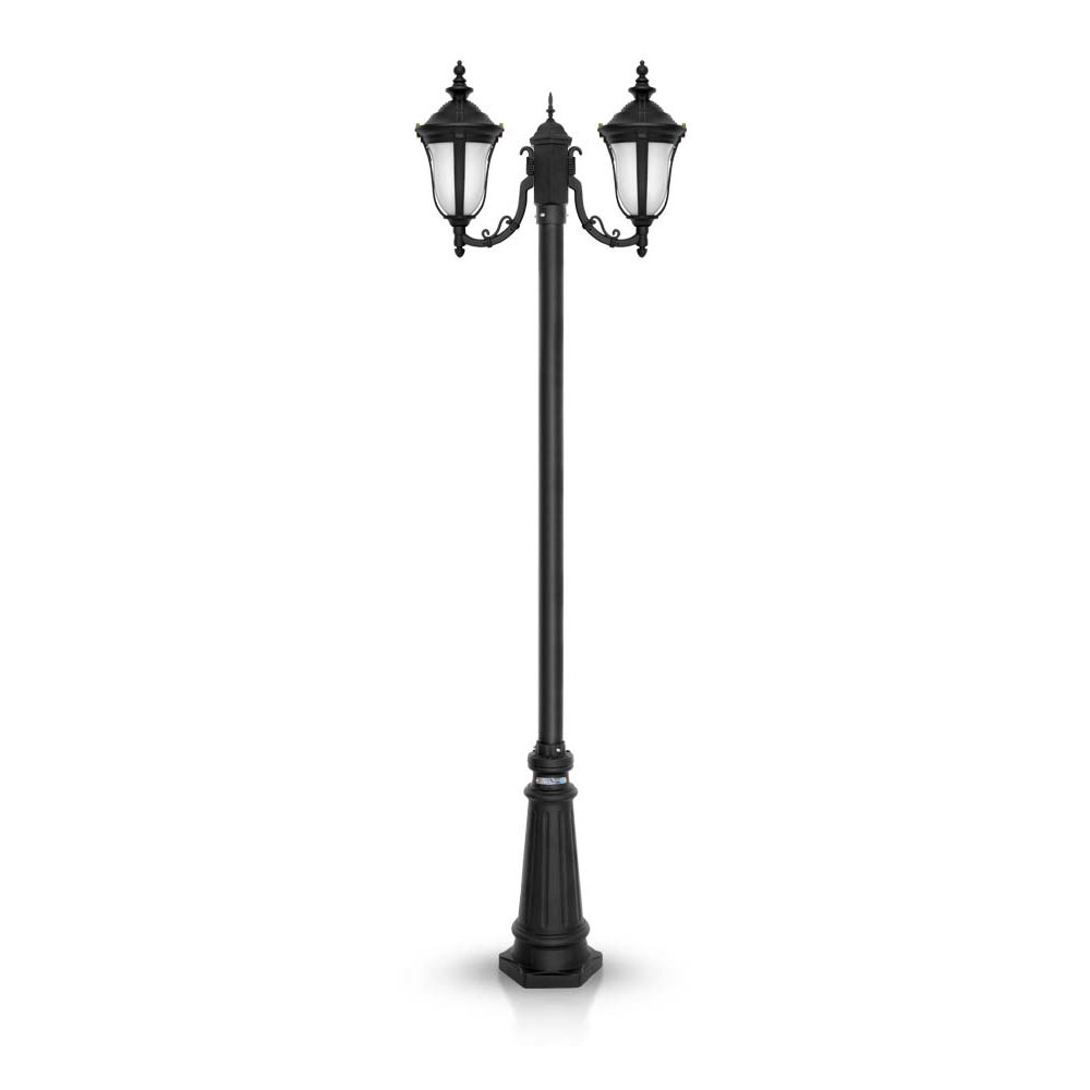 چراغ حیاطی ایستاده شب تاب مدل لاله SH-104420110