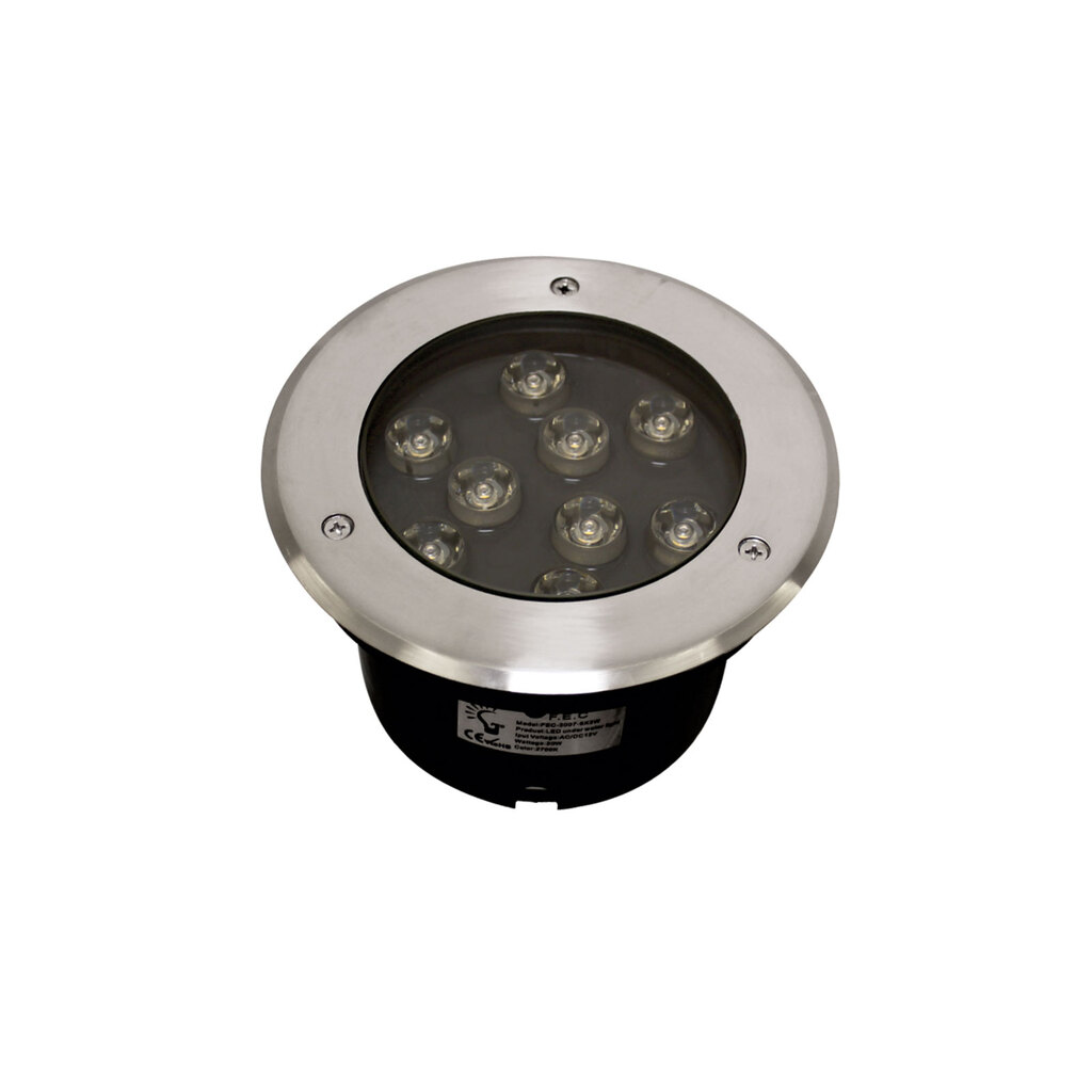 چراغ استخری توکار گرد 27 وات فاین الکتریک مدل FEC-3007