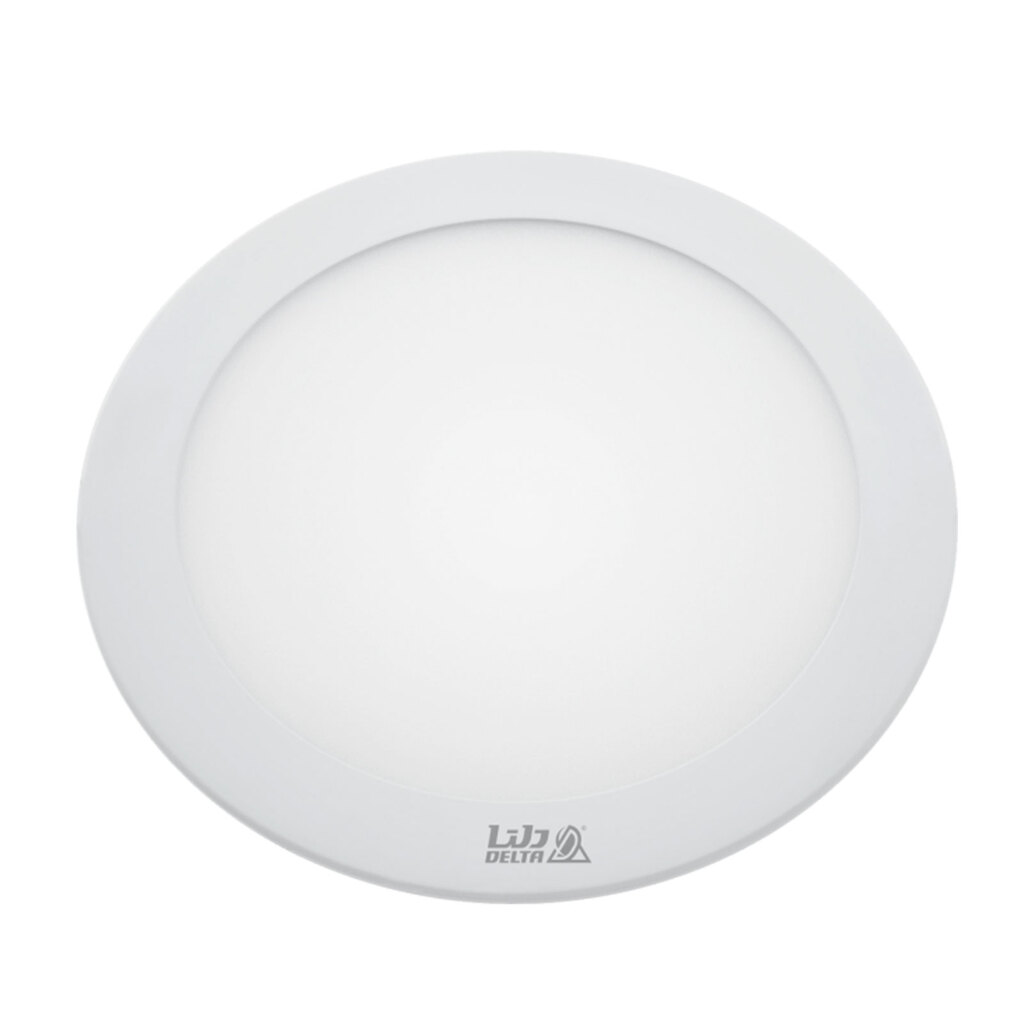 پنل گرد ال ای دی 12 وات دلتا مدل دور سرامیک توکار برش 17.5