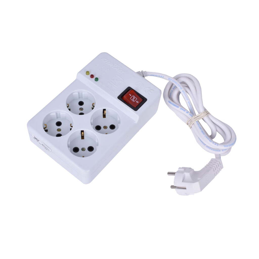 محافظ 4 خانه کامپیوتری ارت دار خیام الکتریک با کابل 3 متر