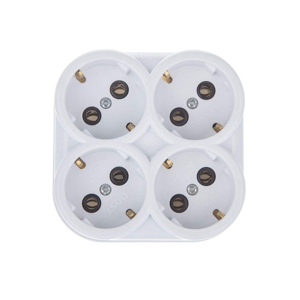 رابط 4 خانه ارت دار دوشاخه دار خیام الکتریک مدل سهند