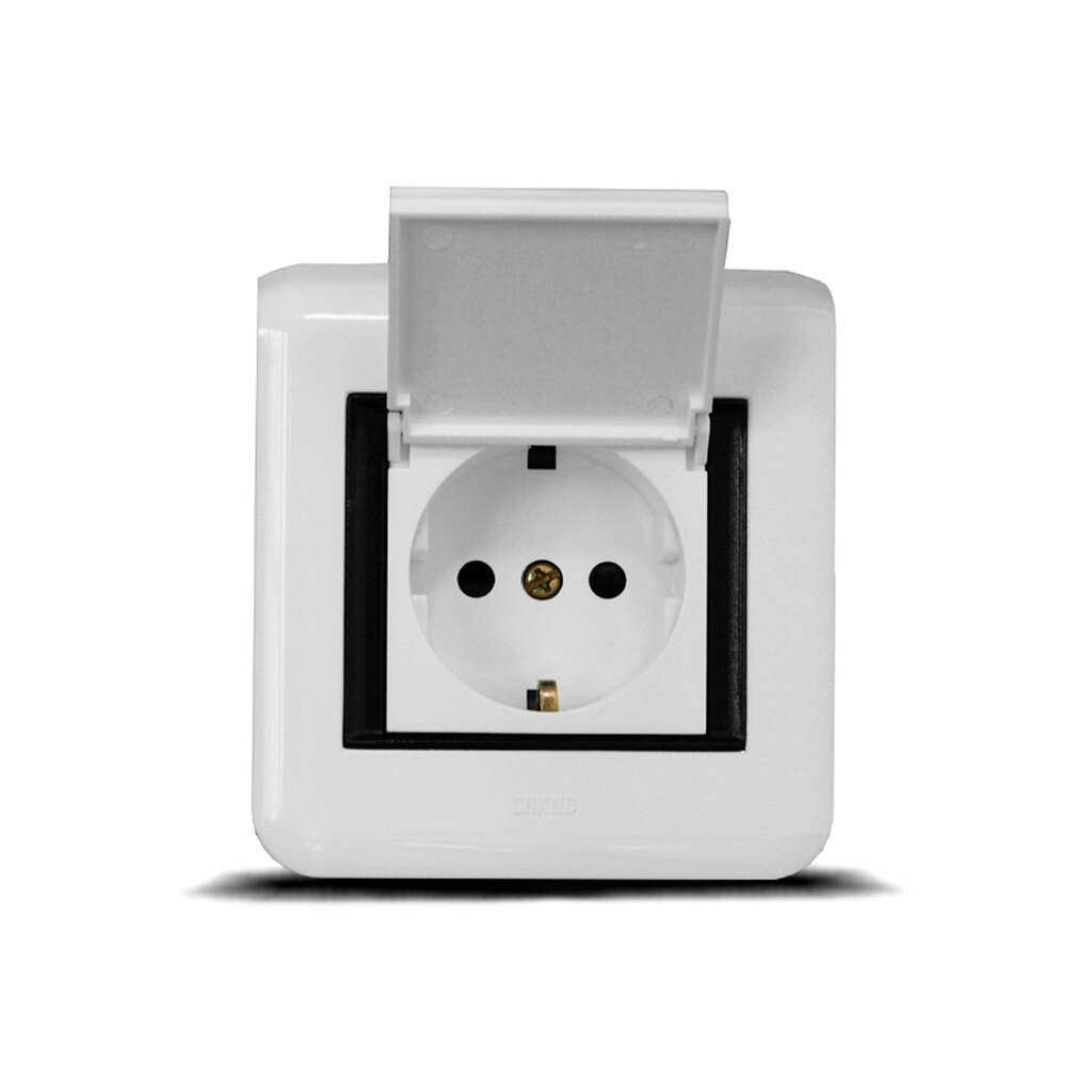 پریز ارت دار درب دار خیام الکتریک مدل گرند