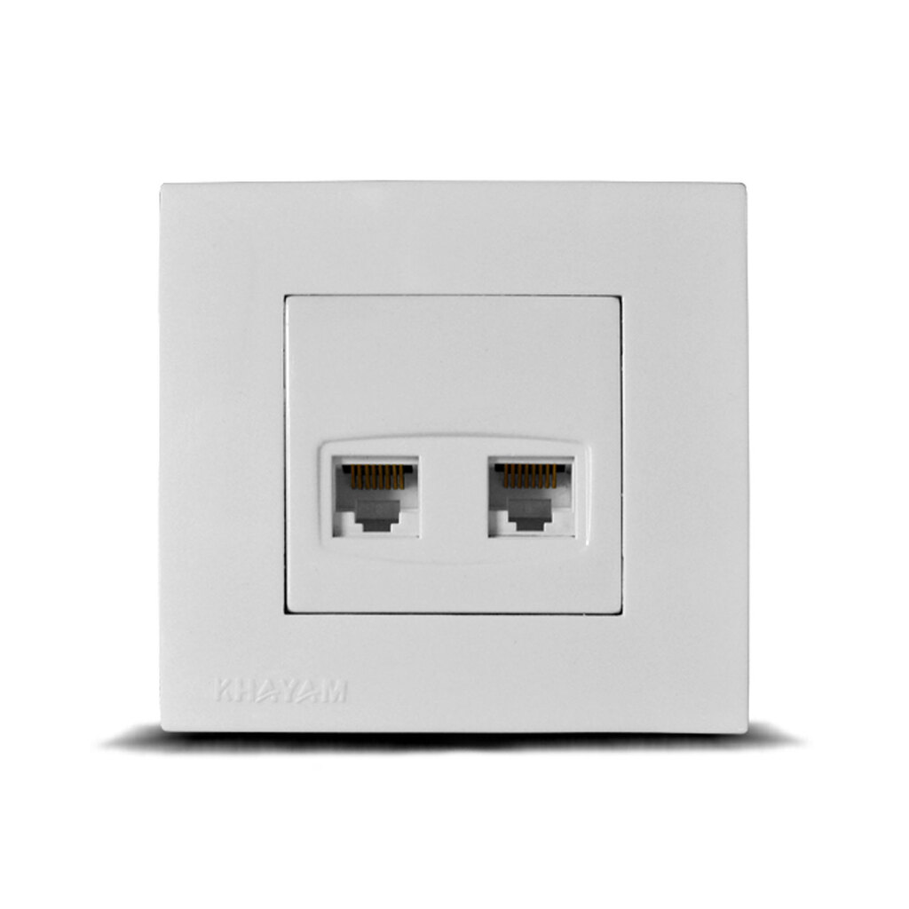 پریز شبکه CAT6 خیام الکتریک مدل آنتیک