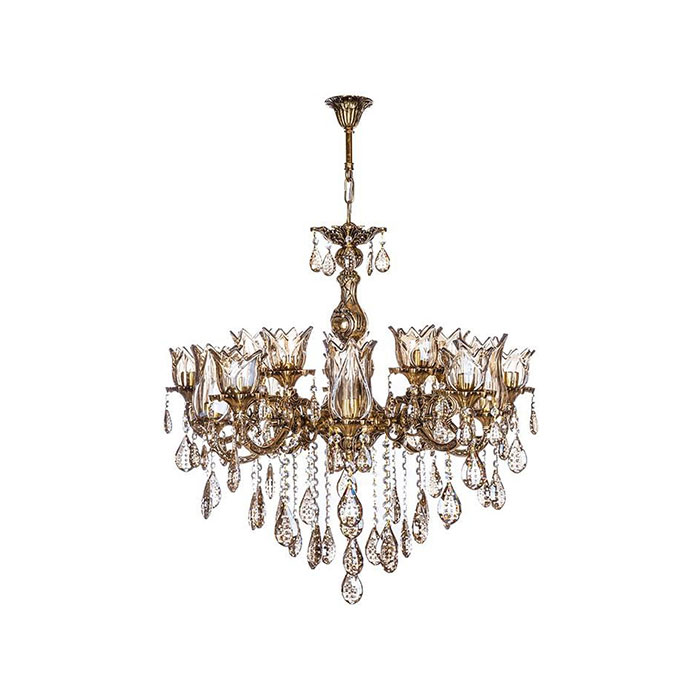 لوستر ۱۵ شعله چشمه نور C2549/5-10-B