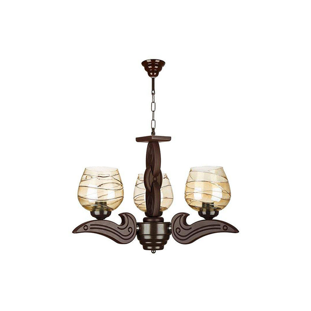 لوستر ۳ شعله چشمه نور کد G598/3-BR