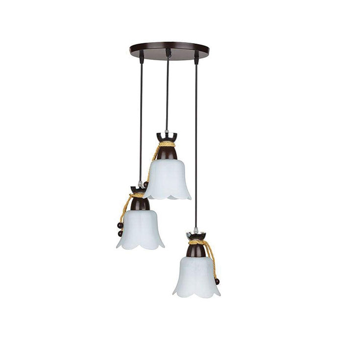 چراغ آویز چشمه نور کد A1277/3H-BR