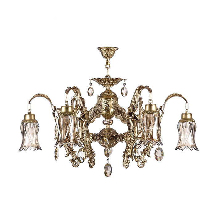 لوستر ۱۲ شعله چشمه نور کد C2135/6+6-A