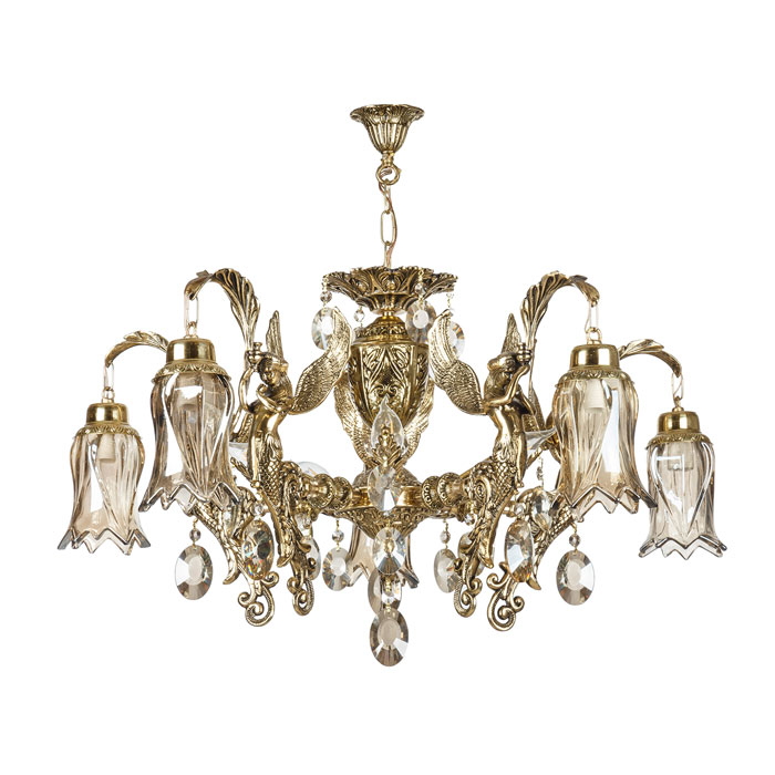 لوستر ۱۰ شعله چشمه نور کد C2135/5+5