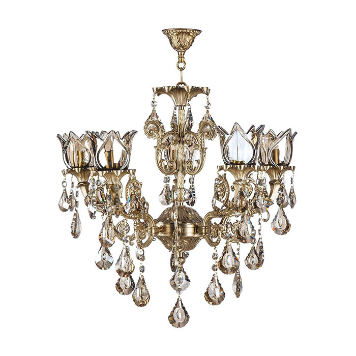 لوستر ۵ شعله چشمه نور کد C2139/5-AO