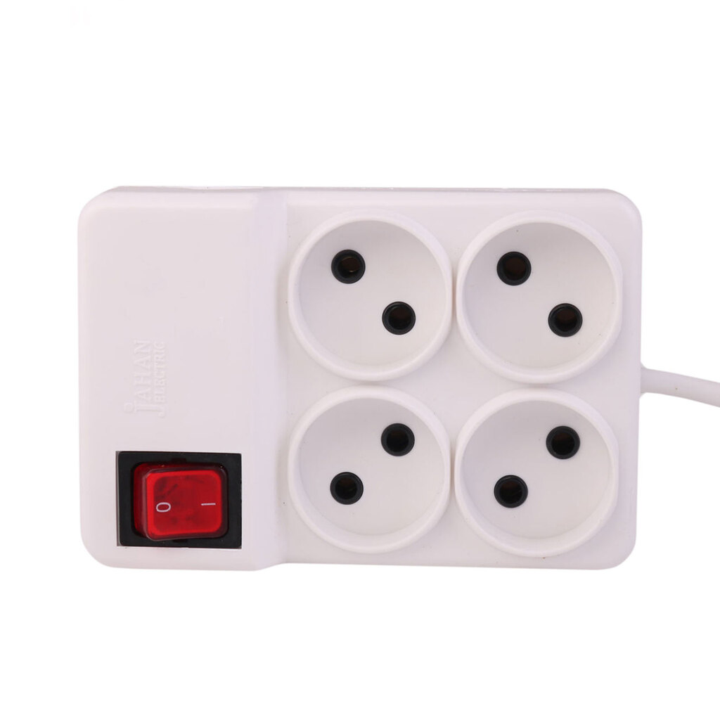 رابط 4 خانه جهان الکتریک مدل کارا با کابل 3.8 متر