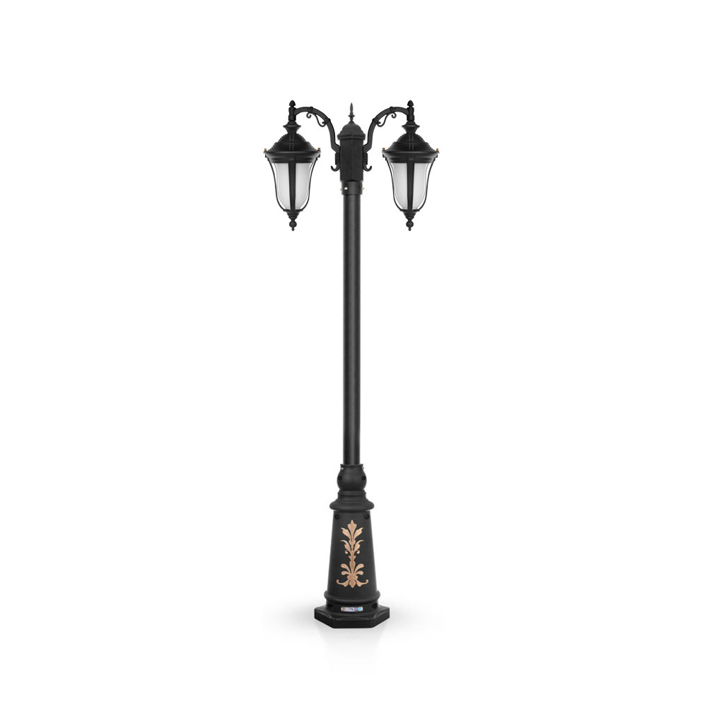 چراغ حیاطی ایستاده شب تاب مدل لاله SH-104420120