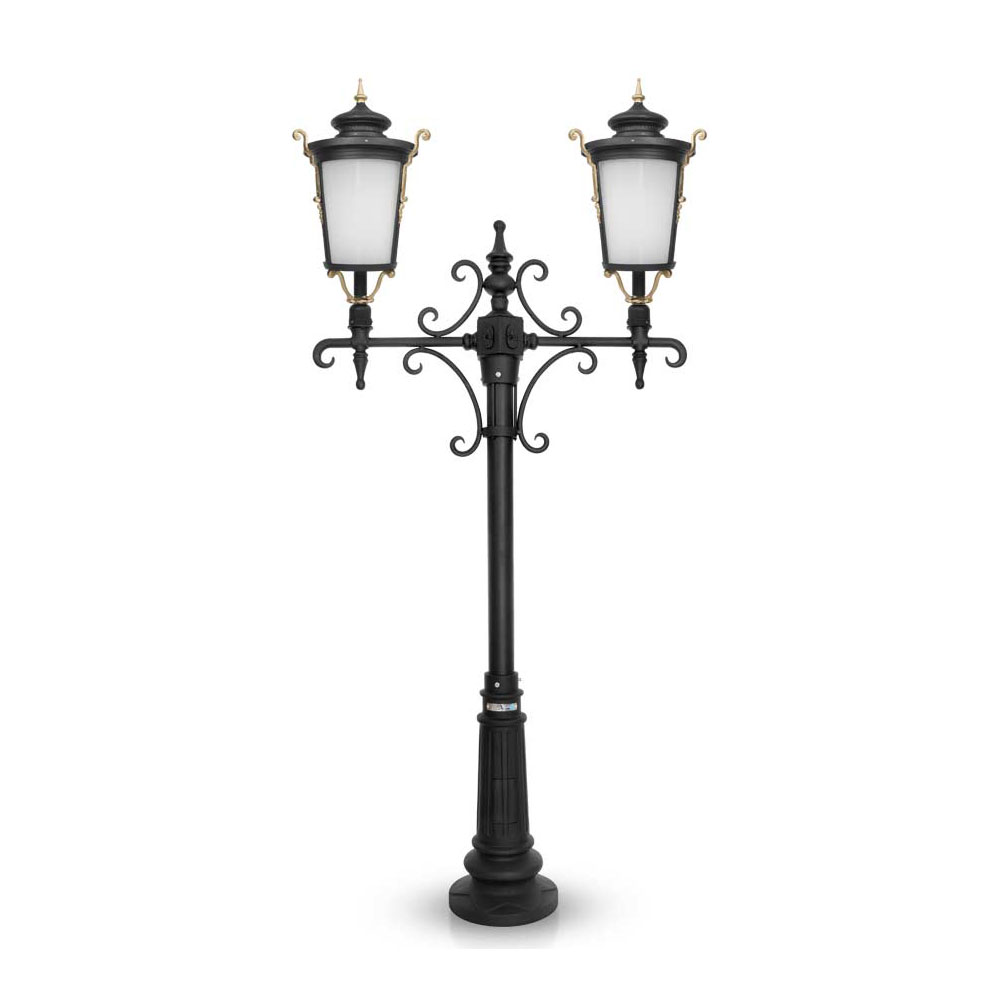 چراغ حیاطی ایستاده شب تاب مدل روژان SH-108921010