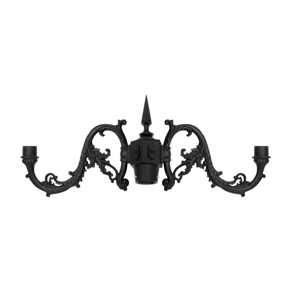 شاخه چراغ پارکی سه شاخه شب تاب مدل سپیدار