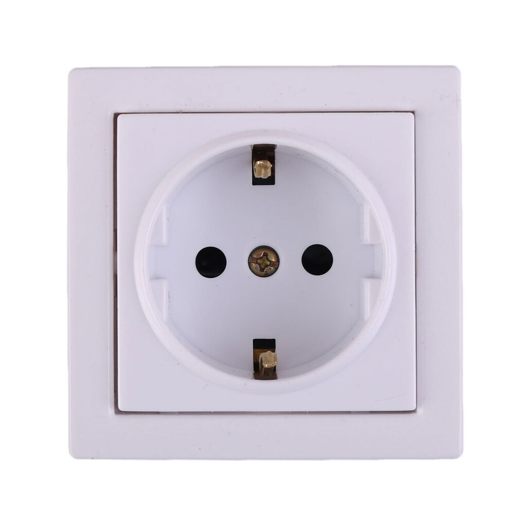 پریز ارت دار محافظ دار سرامیکی روکار جهان الکتریک مدل کارن