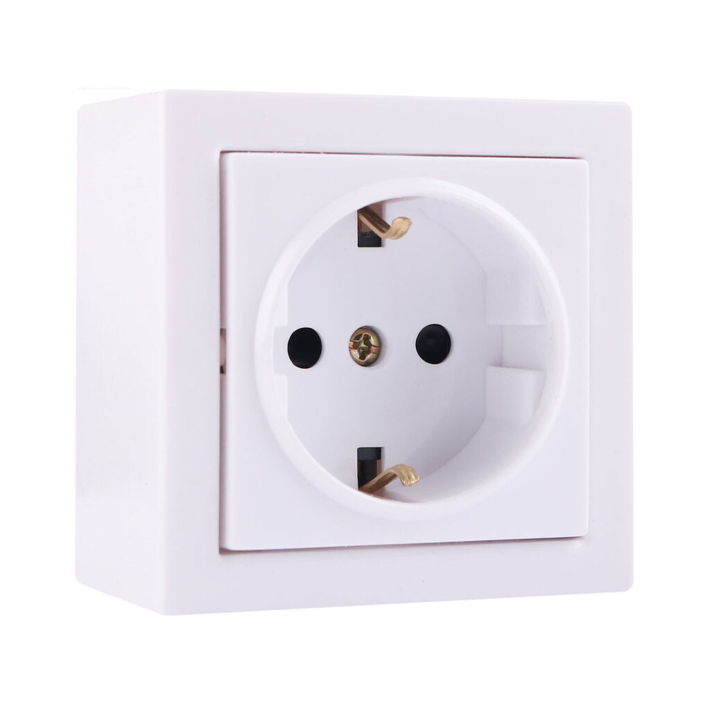 پریز ارت دار محافظ دار روکار جهان الکتریک مدل کارن