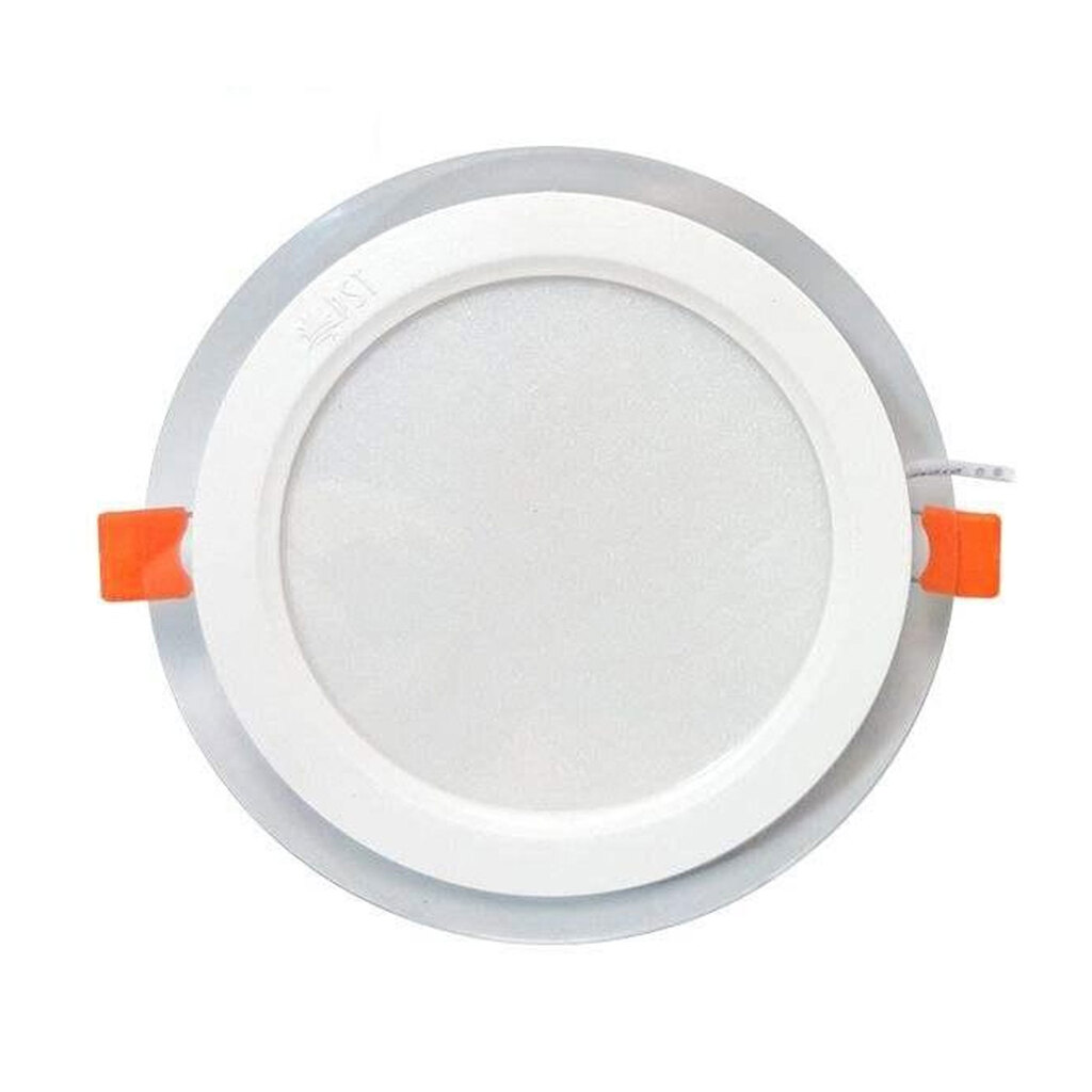 چراغ سقفی گرد توکار 12 وات LED پارس شعاع توس برش 12 سانت