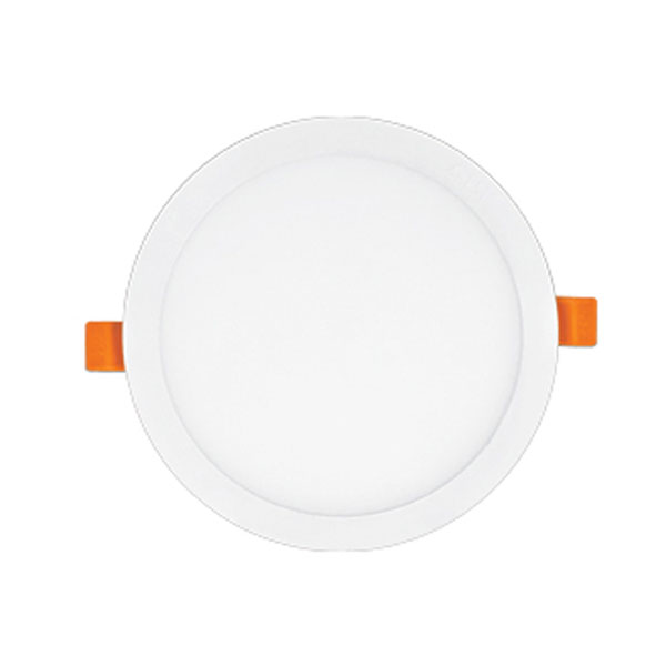 چراغ سقفی دایره‌ای توکار 12 وات SMD مدل اسلیم پارس شعاع توس برش 12.5