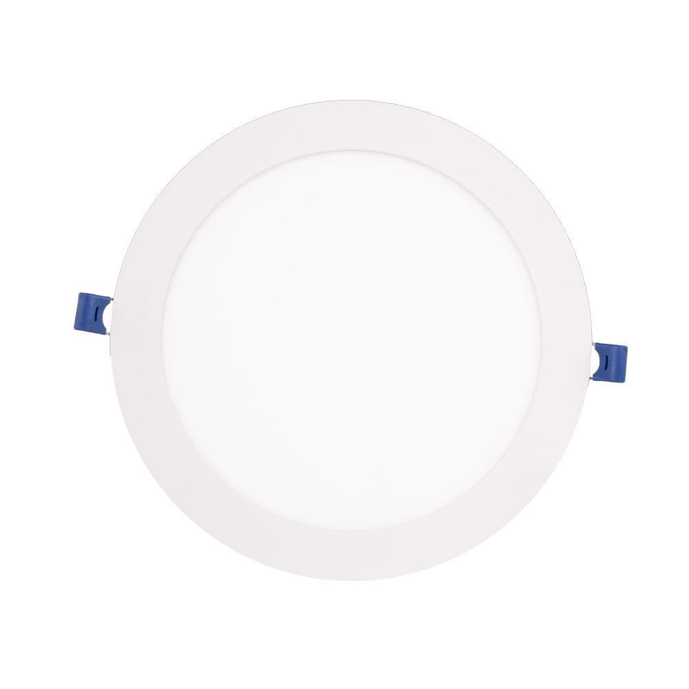 چراغ سقفی پنلی گرد توکار 30 وات قطر 22 سانتی‌متر یکتا افروز