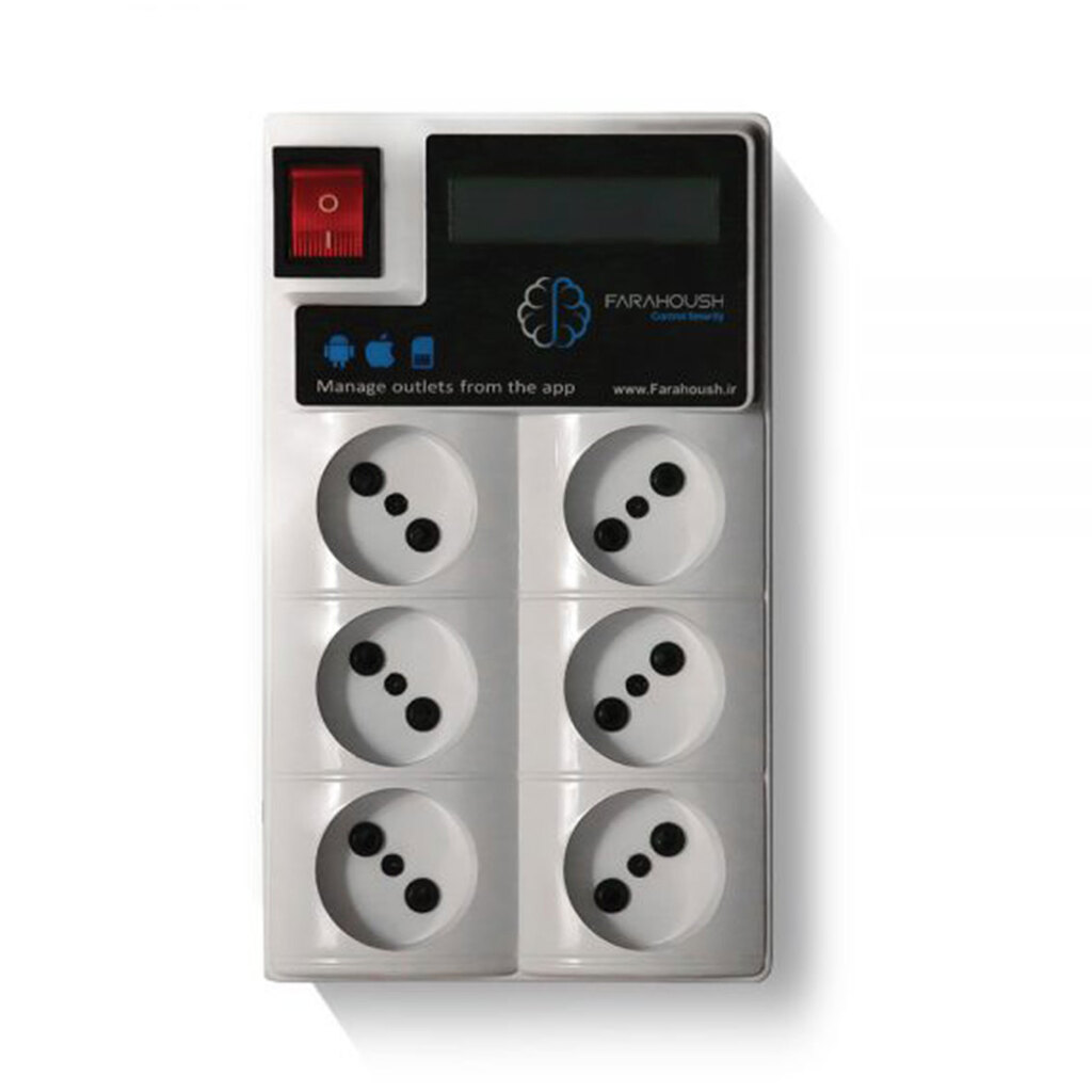 رابط 6 خانه بدون ارت فراهوش مدل هوشمند