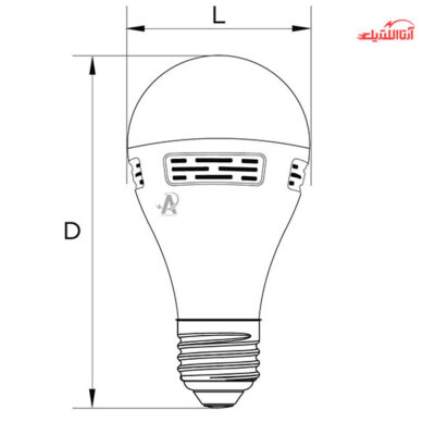 لامپ ال ای دی 9 وات پارس شهاب مدل موزیکال بلوتوثی سرپیچ E27