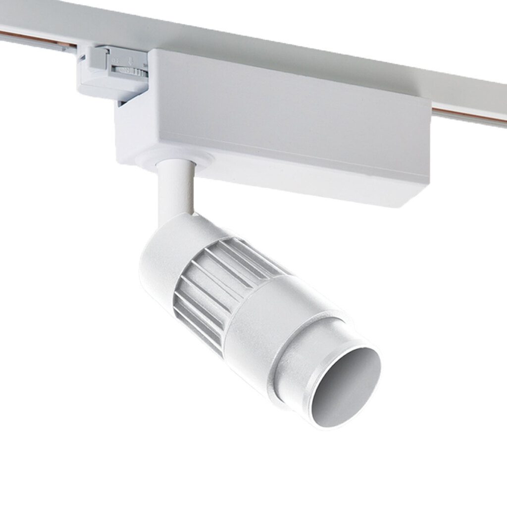 چراغ LED ریلی تک‌فاز 20 وات مازی نور مدل نواترن با زاویه تنظیم‌پذیر