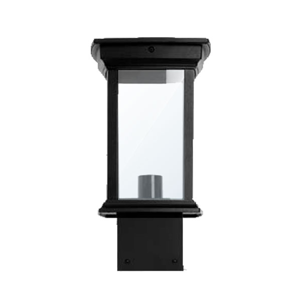 چراغ چمنی 40 سانت شفق مدل روشان با شیشه ساده کد 1006