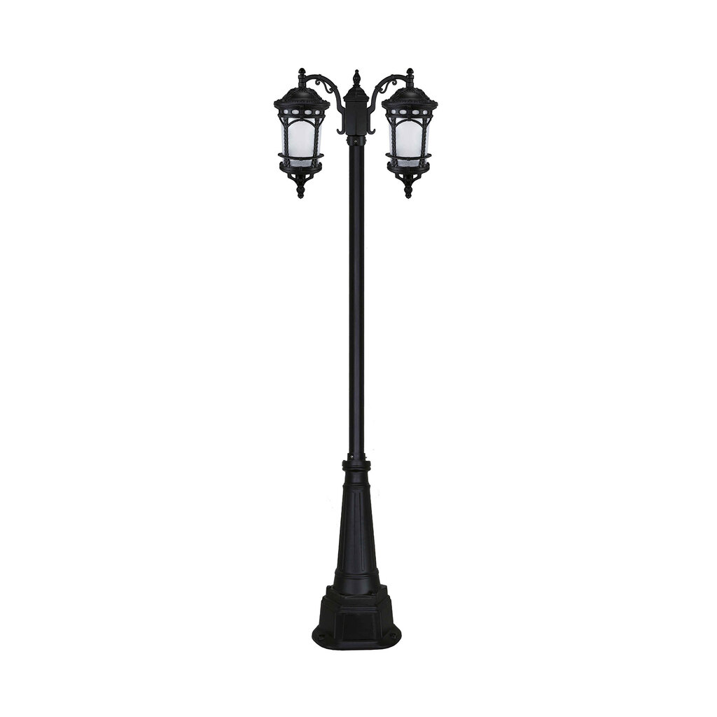 چراغ دو شاخه ایستاده پارکی و حیاطی بیتانور مدل فانوس کد 6821-91215