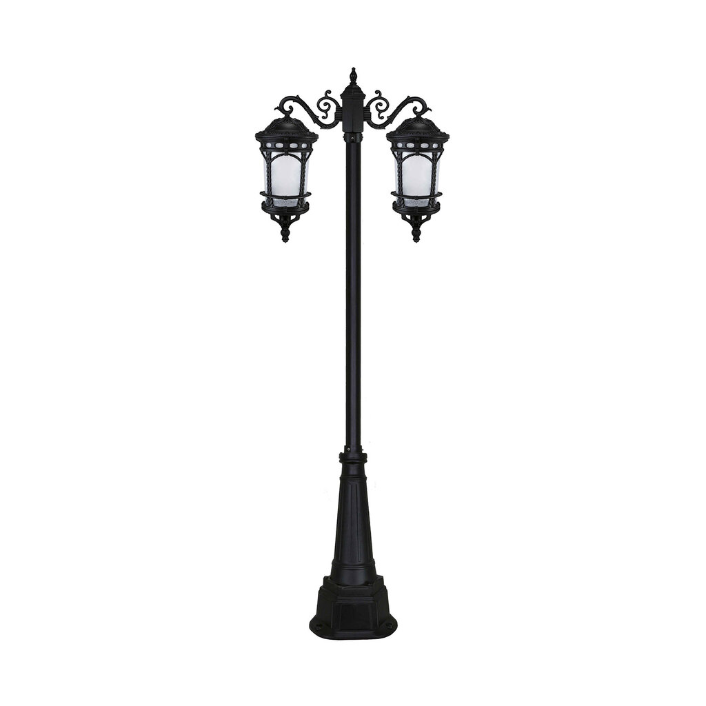 چراغ دو شاخه ایستاده پارکی و حیاطی بیتانور مدل فانوس کد 6822-91215