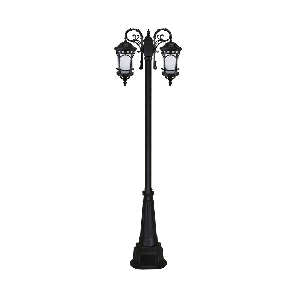 چراغ دو شاخه ایستاده پارکی و حیاطی بیتانور مدل فانوس کد 6823-91215